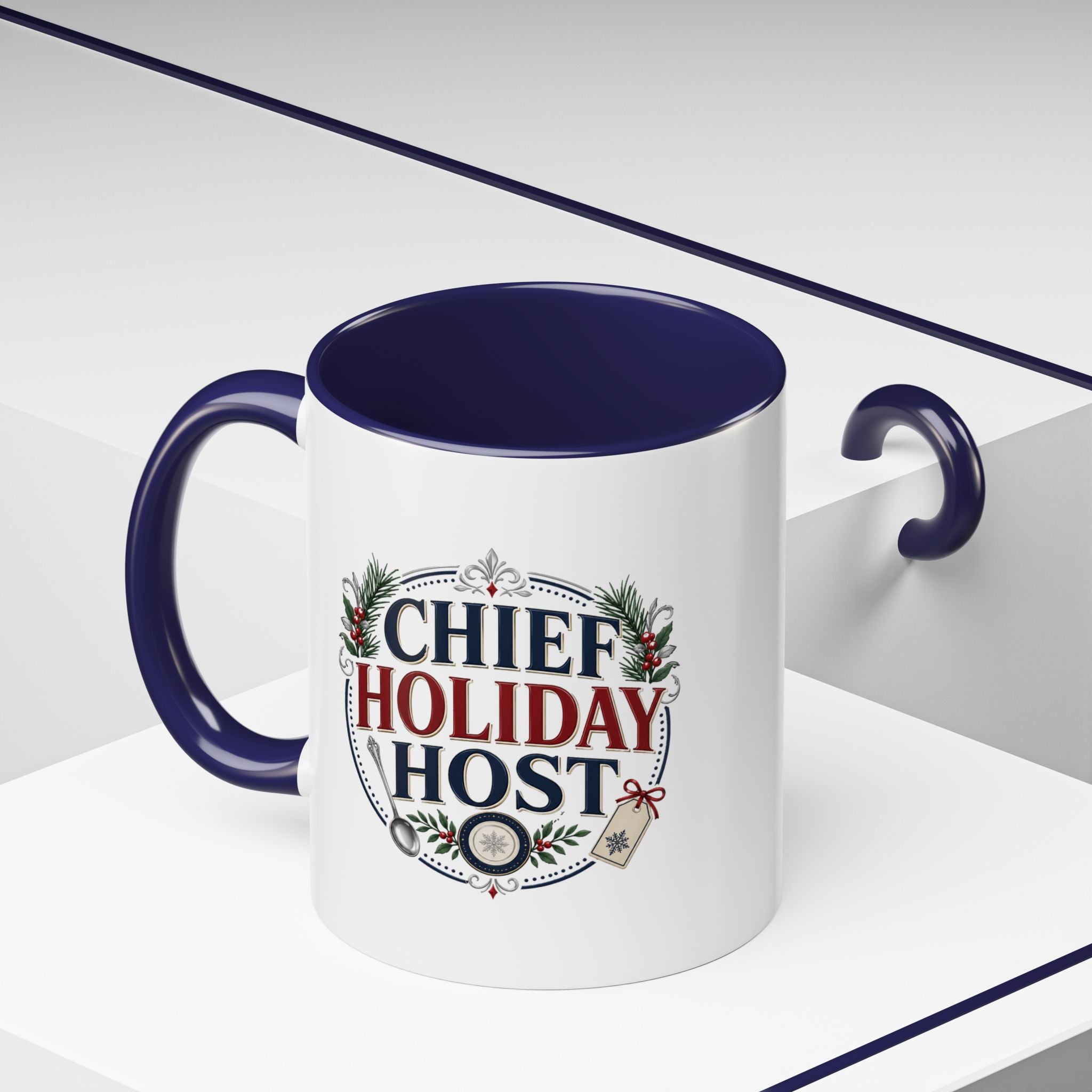 Christmas Chief Holiday Host Coffee Mug — Festive Christmas Morning Gift