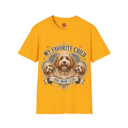 Dog Mom T-Shirt — "My Favorite Child" Cavalier Love Graphic Tee