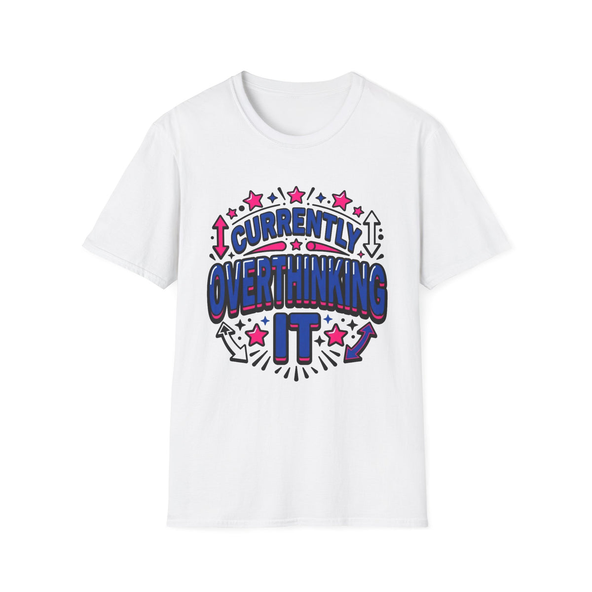 Currently Celebrating T-Shirt — Retro Neon Festival Graphic Tee - Trending Now - August 2026