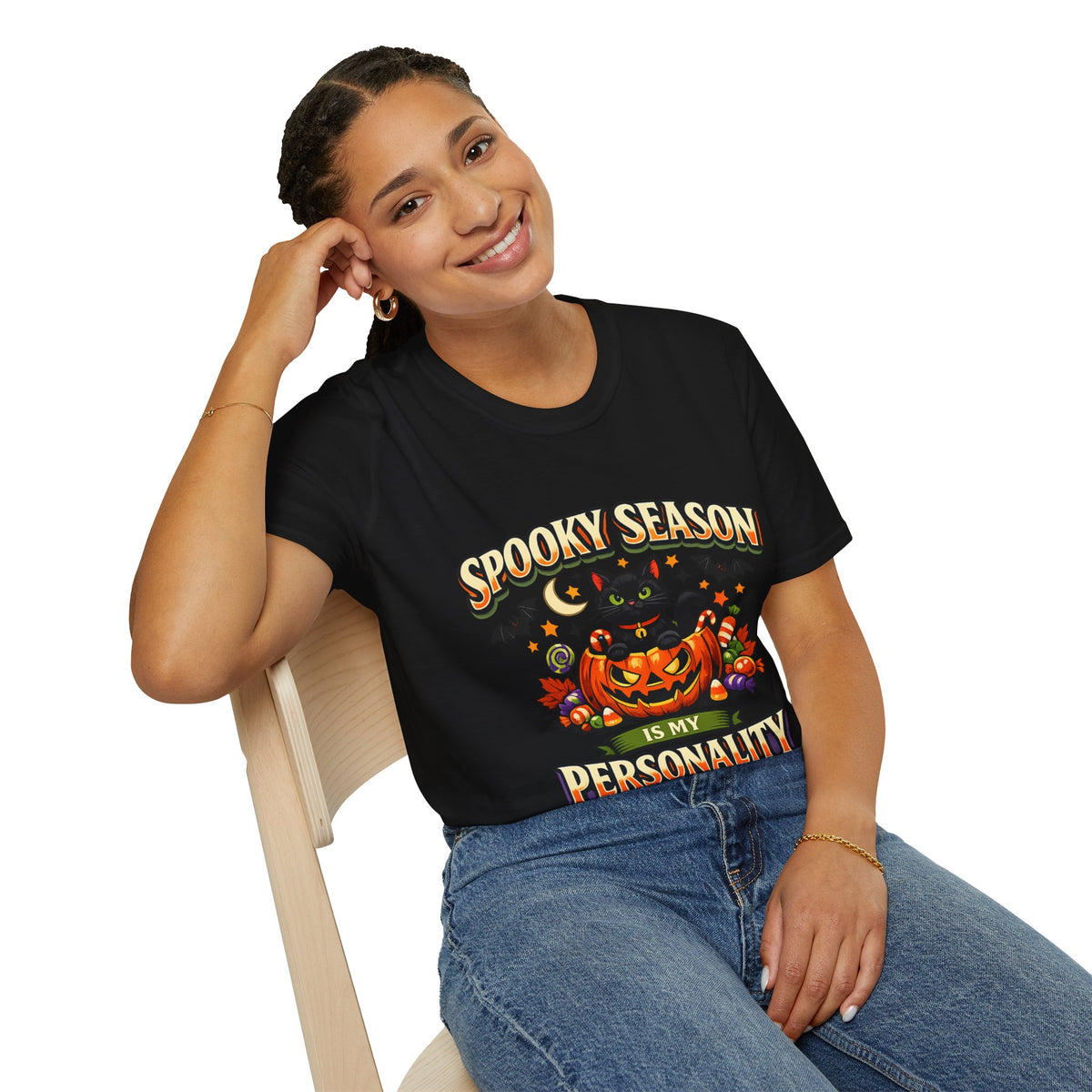 Halloween Spooky Season Unisex Softstyle T-Shirt
