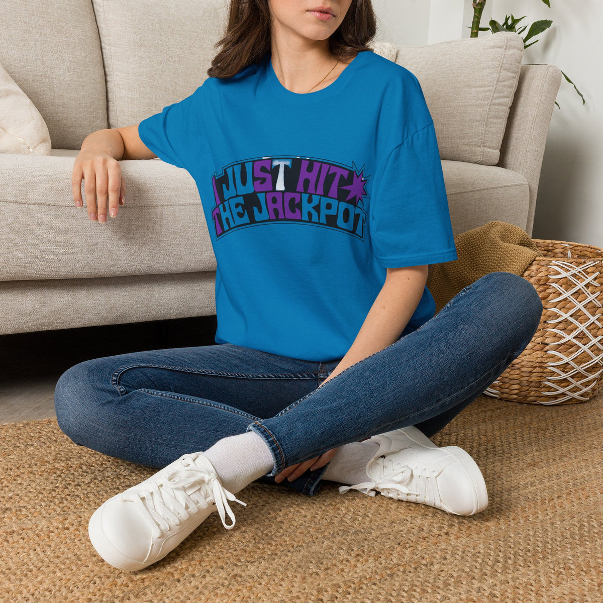 Just Hit the Jackpot T-Shirt — Retro Casino Graphic Tee - Trending Now - August 2026
