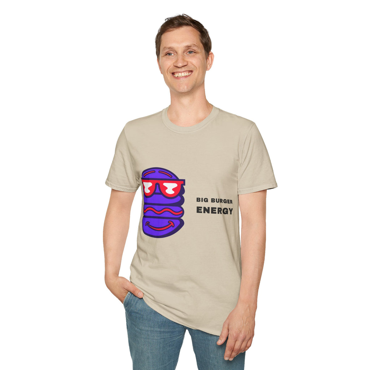 Big Bubbly Energy T-Shirt — Fun Sunglasses Emoji Graphic Tee - Trending Now - September 2026