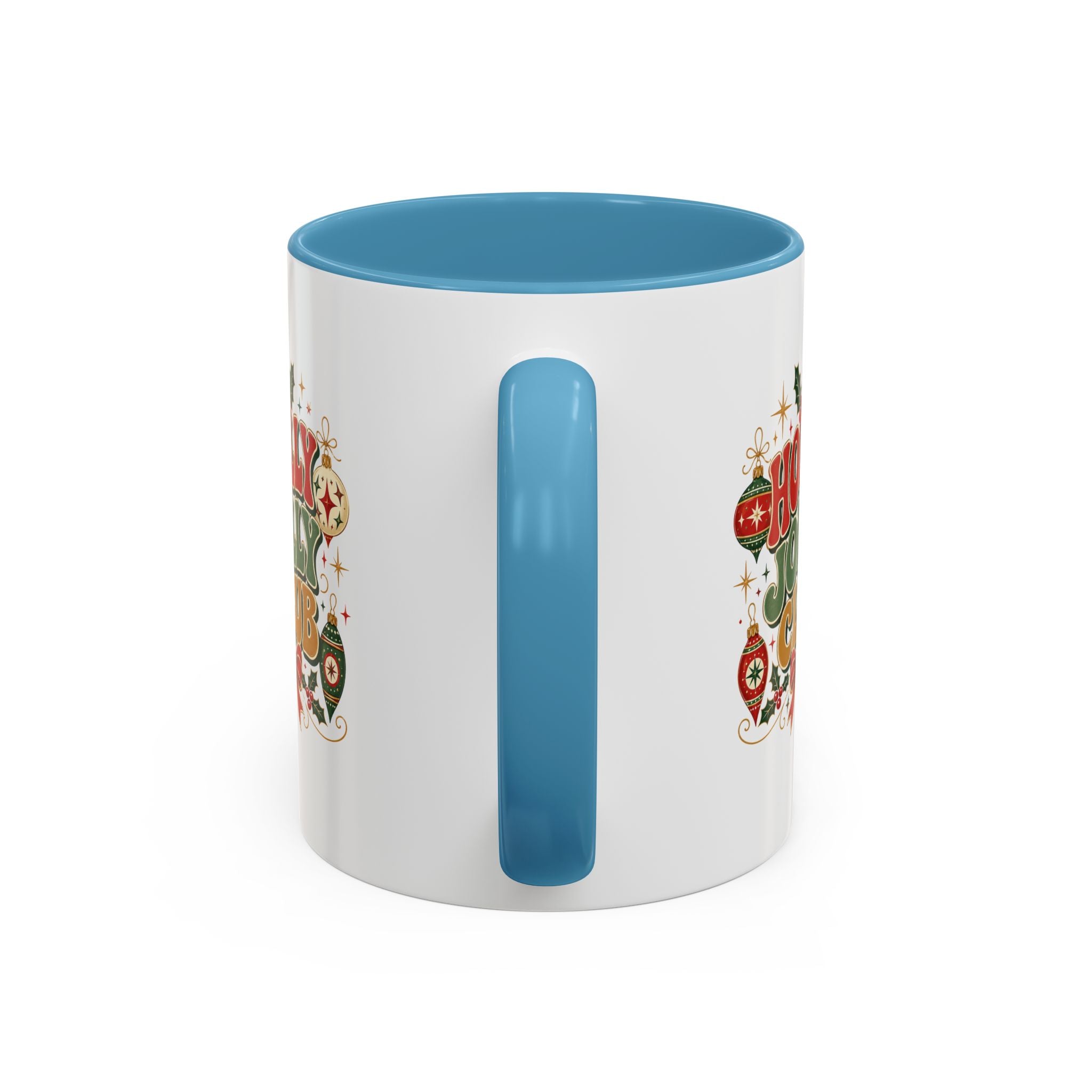 Accent Coffee Mug Holly Jolly Club