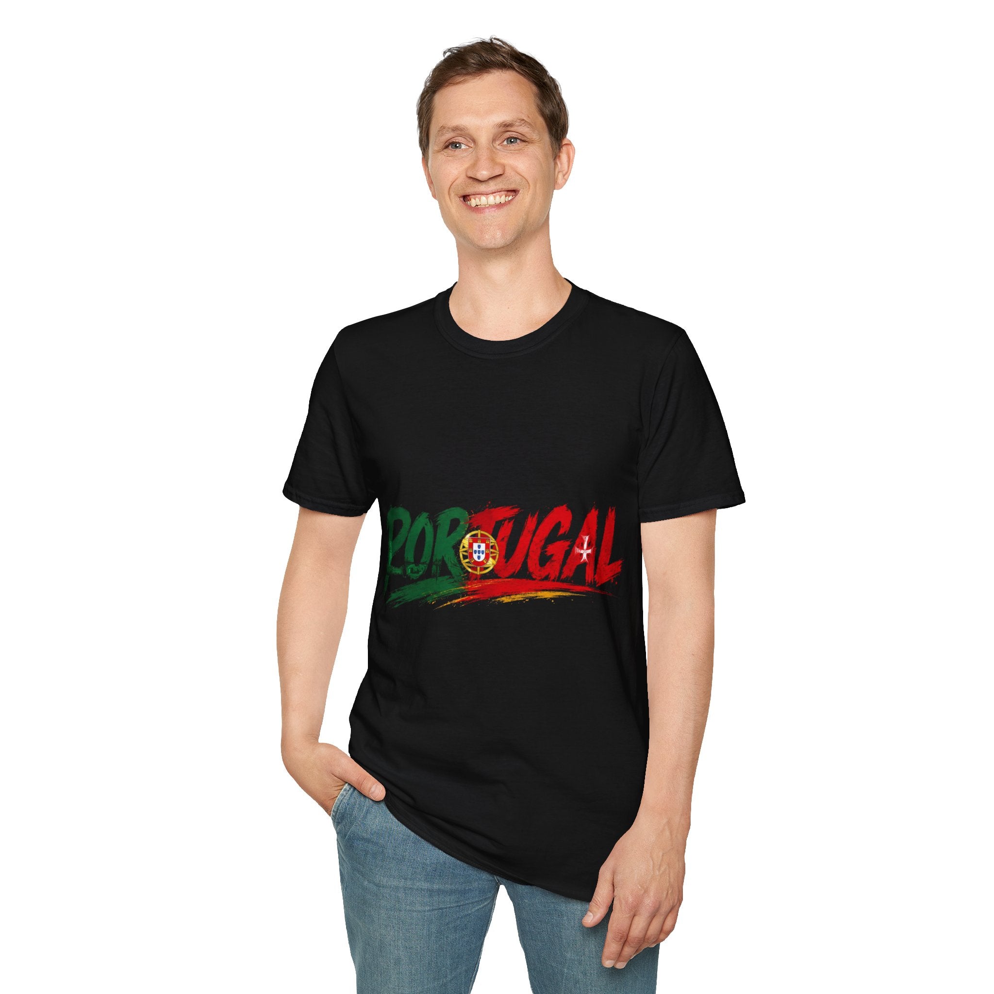 Portugal Flag Script T-Shirt — Portuguese Pride Tee