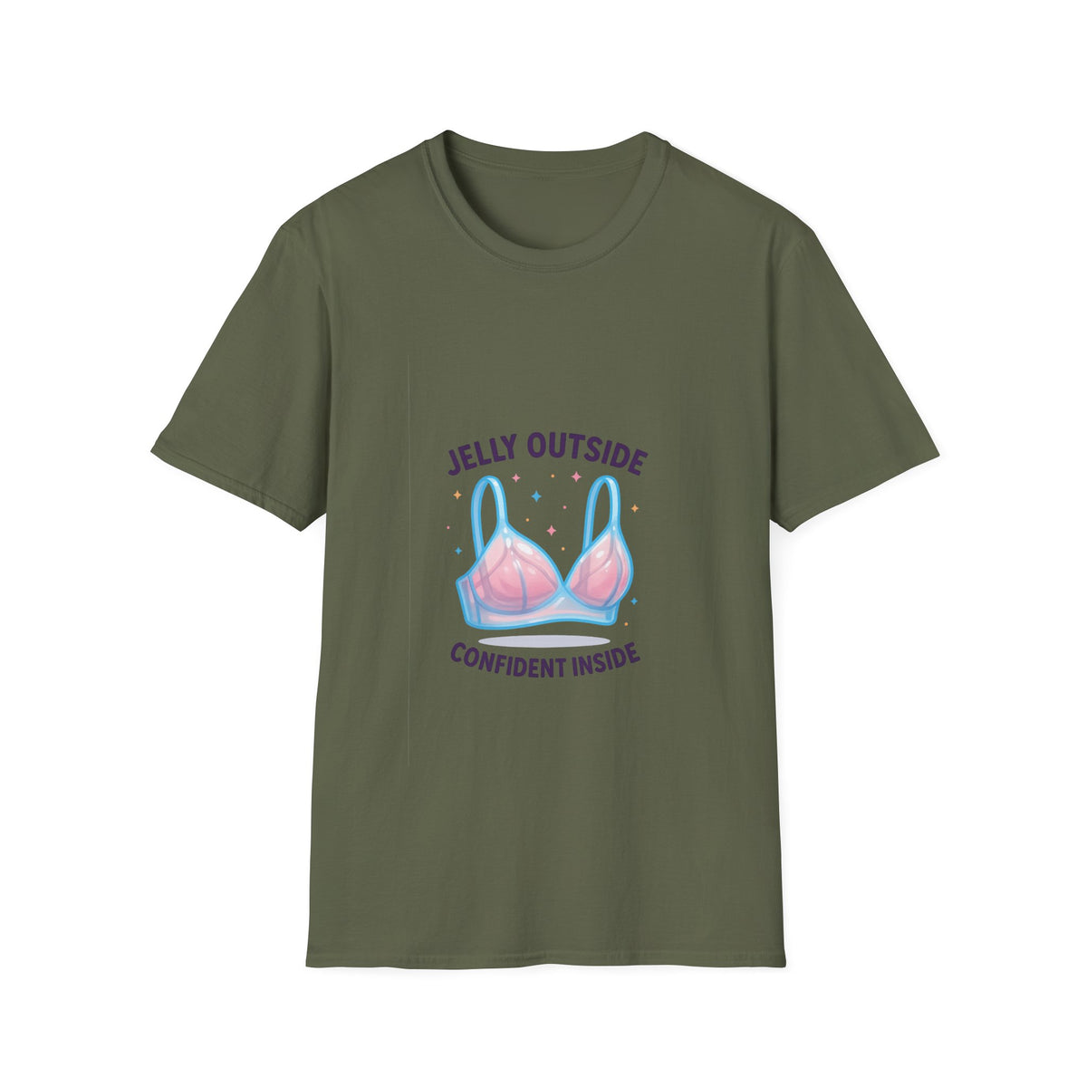 T-Shirt — "Jelly Outside, Confident Inside" Bikini Illustration- Trending Now - October 2026