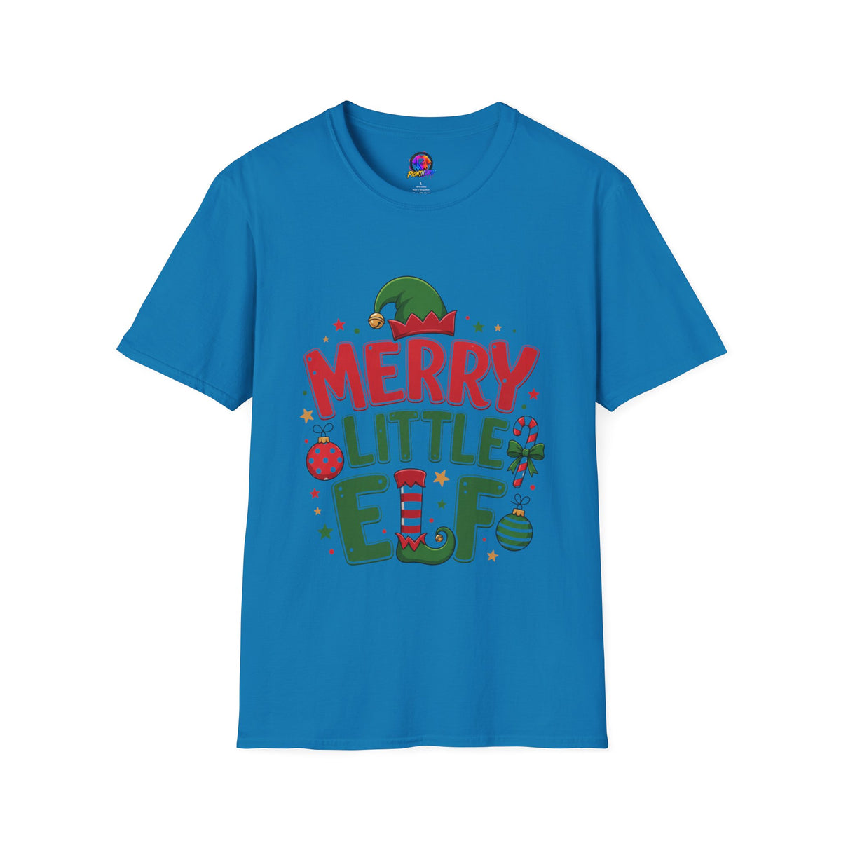 Merry Little Elf T-Shirt — Festive Christmas Holiday Tee