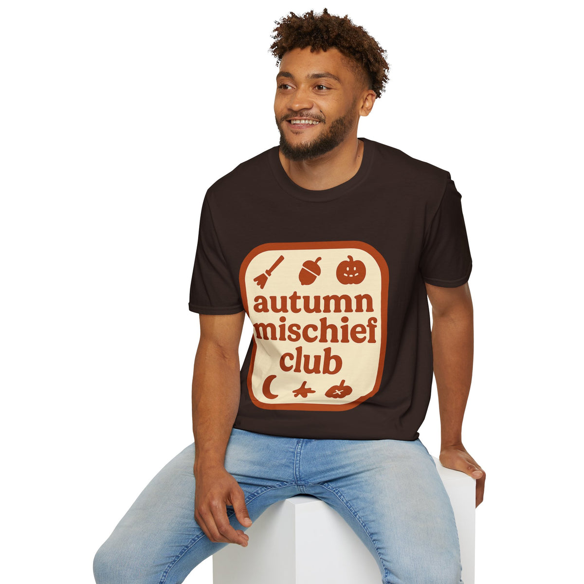 Autumn Mischief Club T-Shirt — Cozy Fall Graphic Tee - Trending Now - August 2026