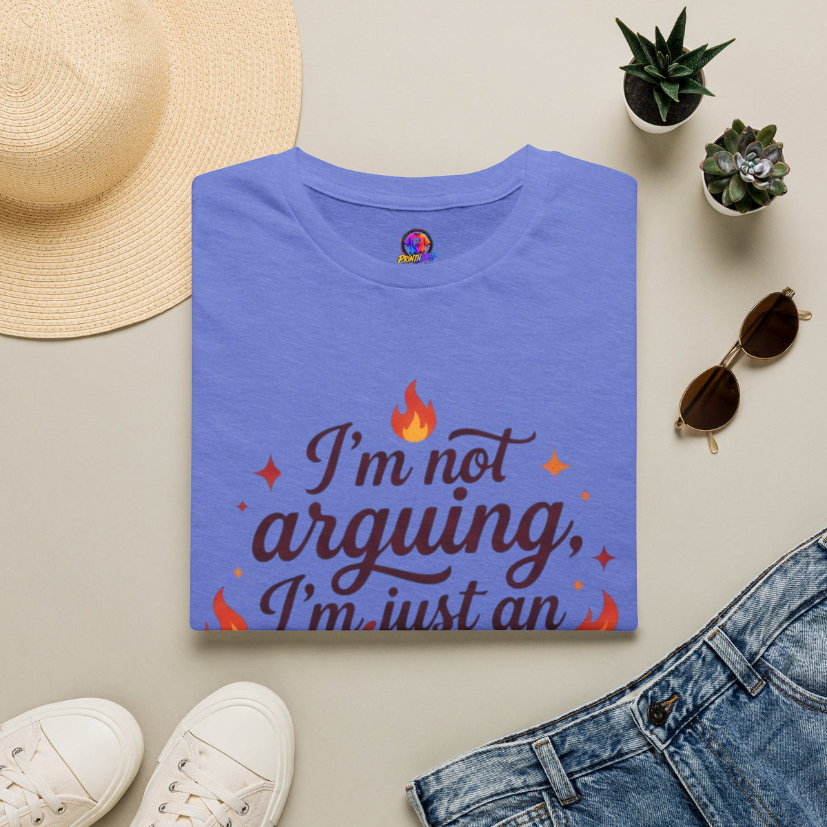 Aries Zodiac Tee — “I’m Not Arguing, I’m Just an Aries Explaining Why I’m Right”