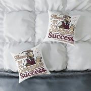 Capricorn Pillow — "Fluent in Sarcasm and Success" Zodiac Cushion