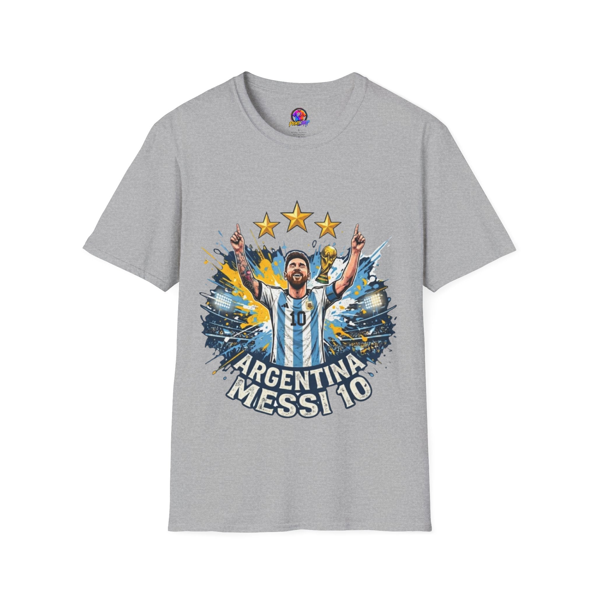 Argentina Messi Soccer T‑Shirt — World Cup Champion Fan Tee