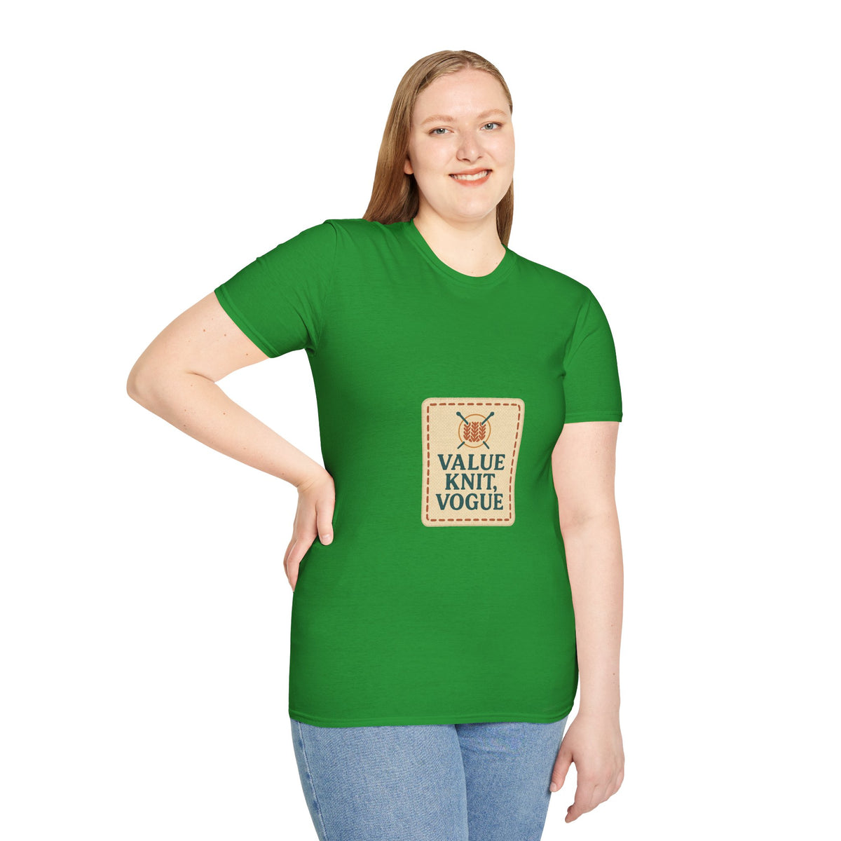 Value Knit Vogue T-Shirt — Vintage Knitting Graphic Tee - Trending Now - October 2026