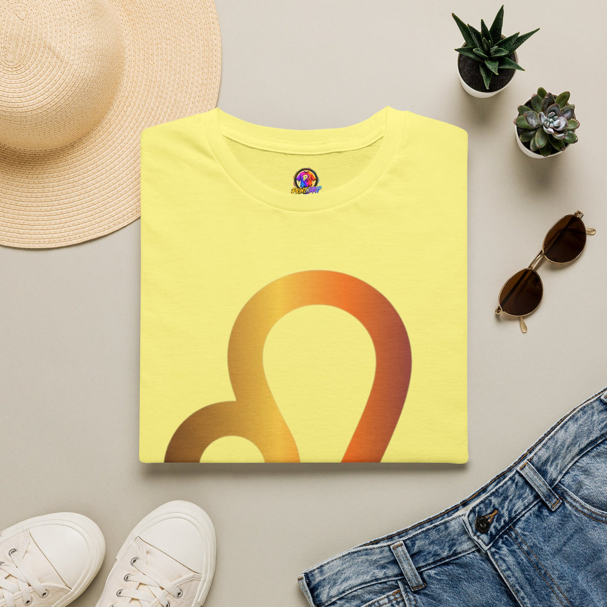 Leo Zodiac Drip T-Shirt — Colorful Astrology Sign Tee