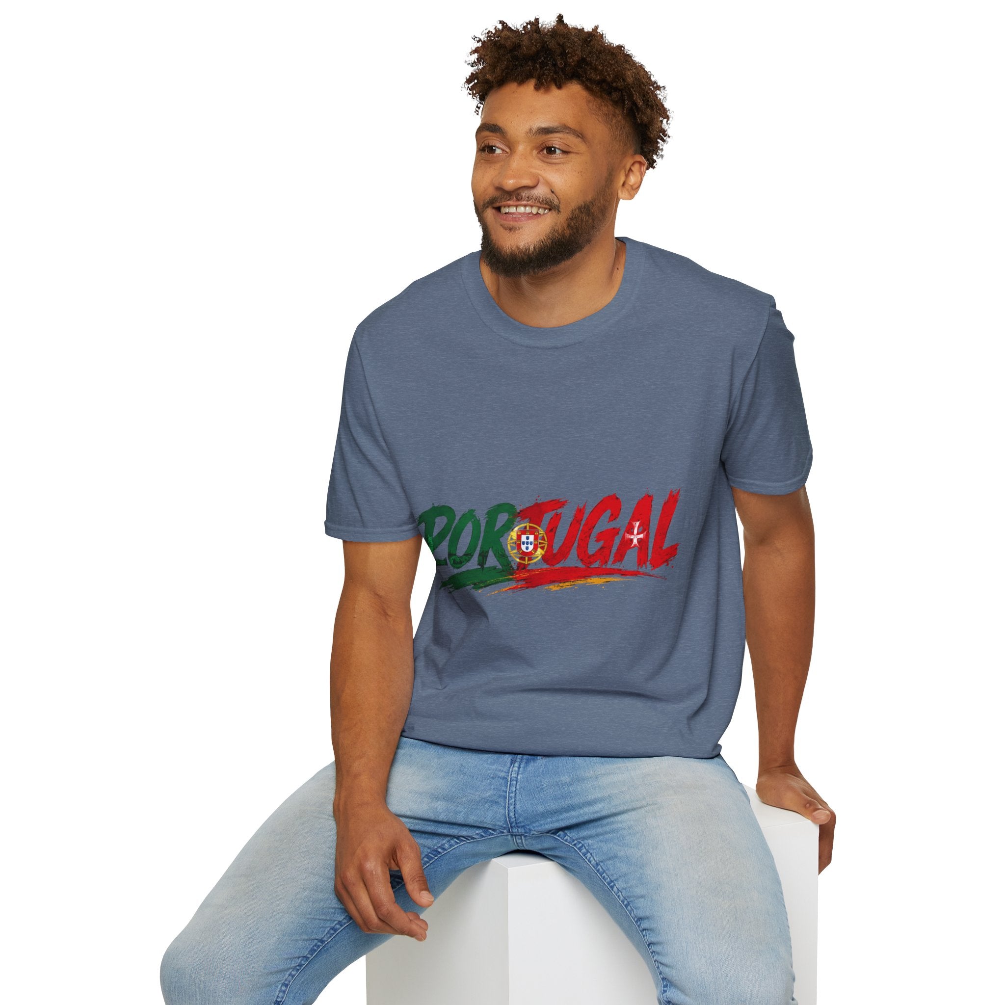 Portugal Flag Script T-Shirt — Portuguese Pride Tee