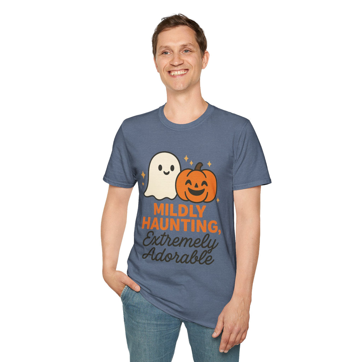Mildly Haunting Extremely Adorable Ghost T-Shirt, Cute Halloween Pumpkin Tee - Trending Now - September 2026