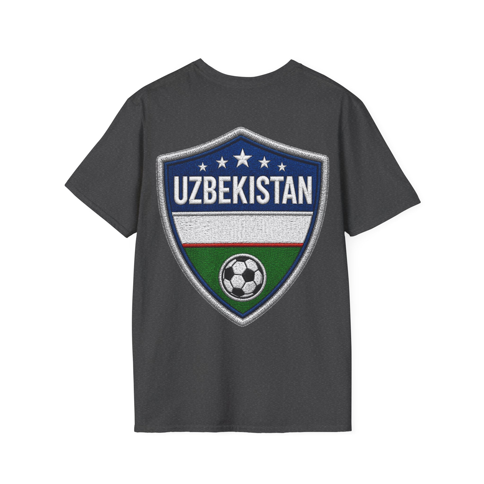 Silk Road Strike Soccer T-Shirt — Uzbekistan Football Graphic Tee