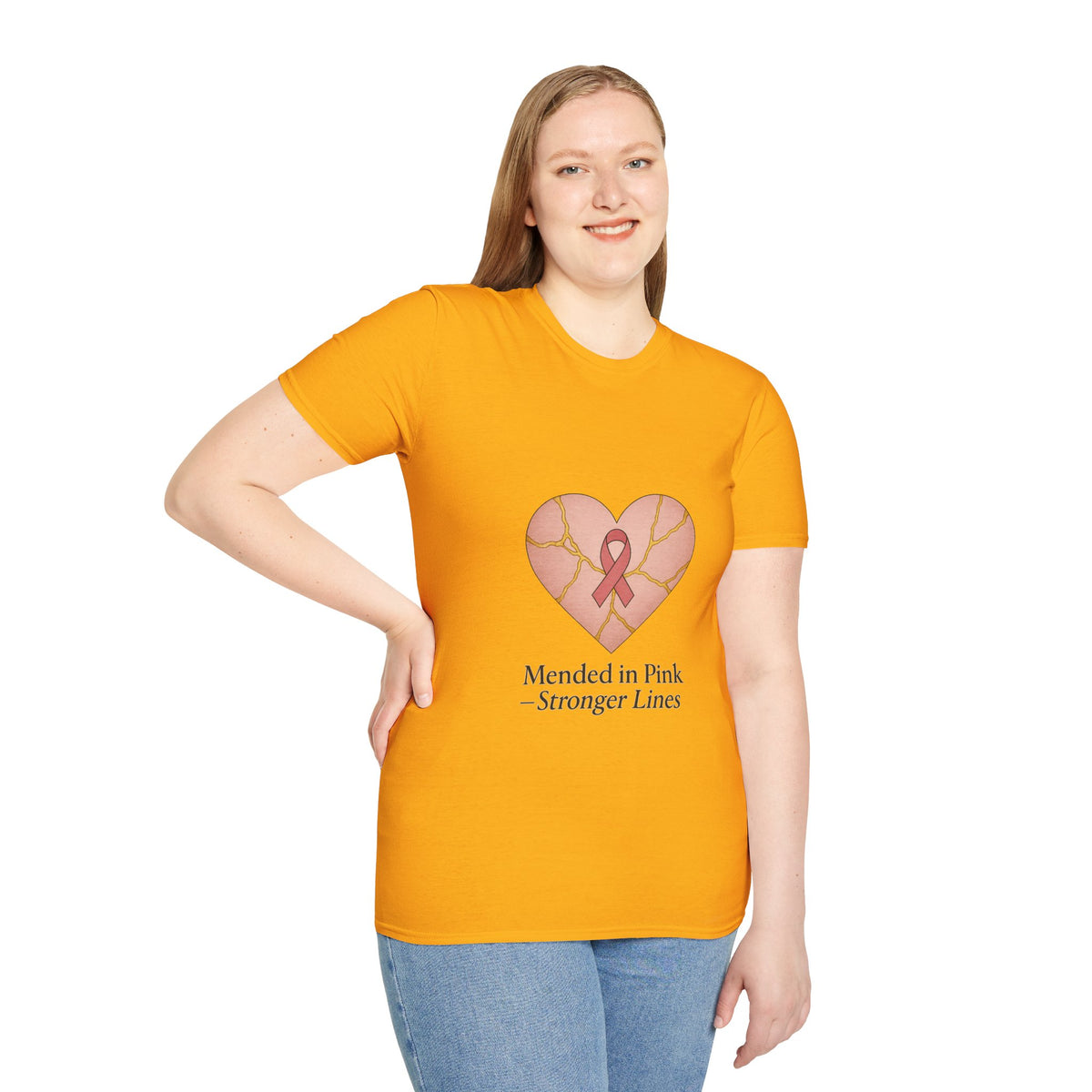 Breast Cancer Awareness Heart T-Shirt — 'Monarch in Pink, Stronger Lives' - Trending Now - October 2026
