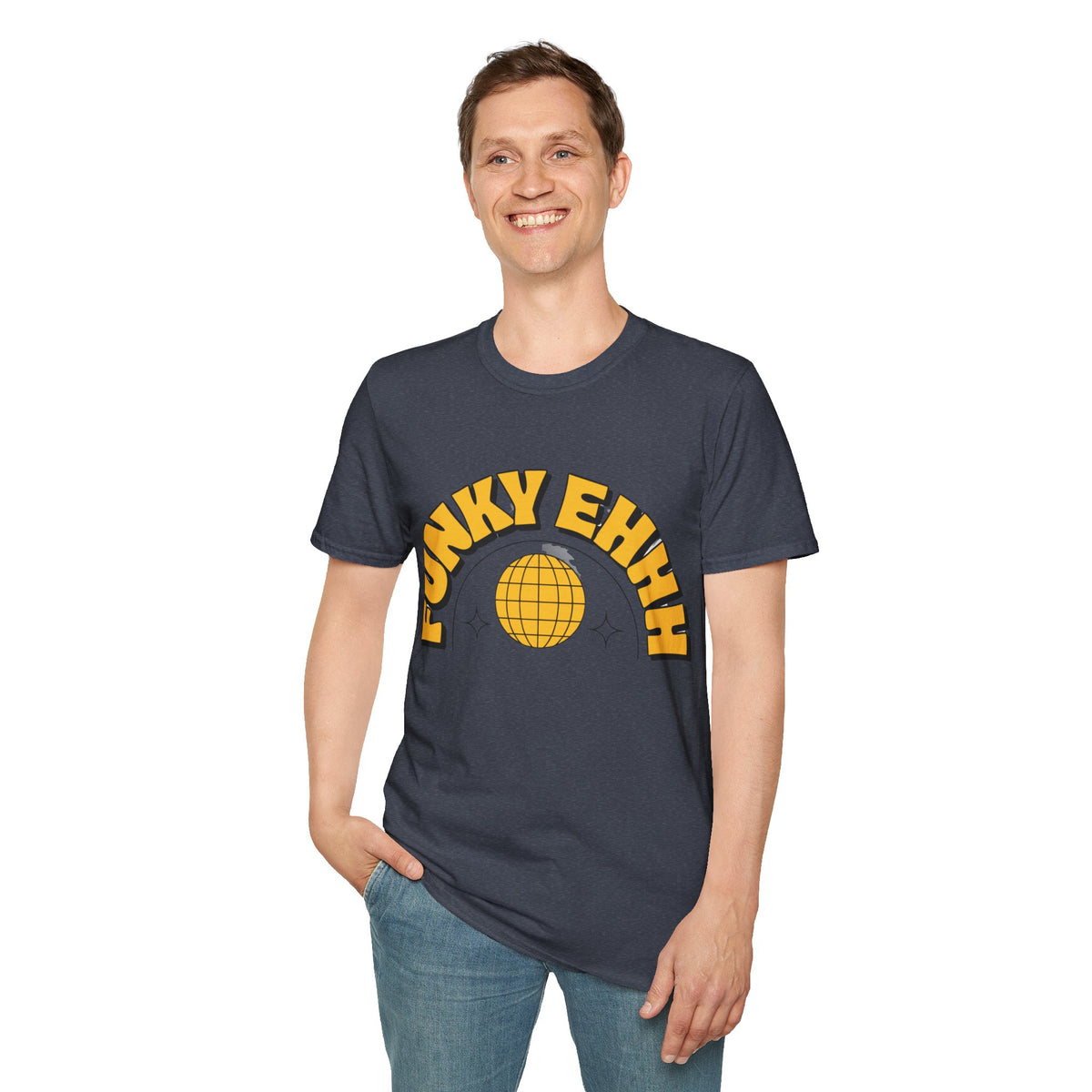 Funky Ehhh T-Shirt — Retro Yellow Disco Graphic Tee - Trending Now - August 2026