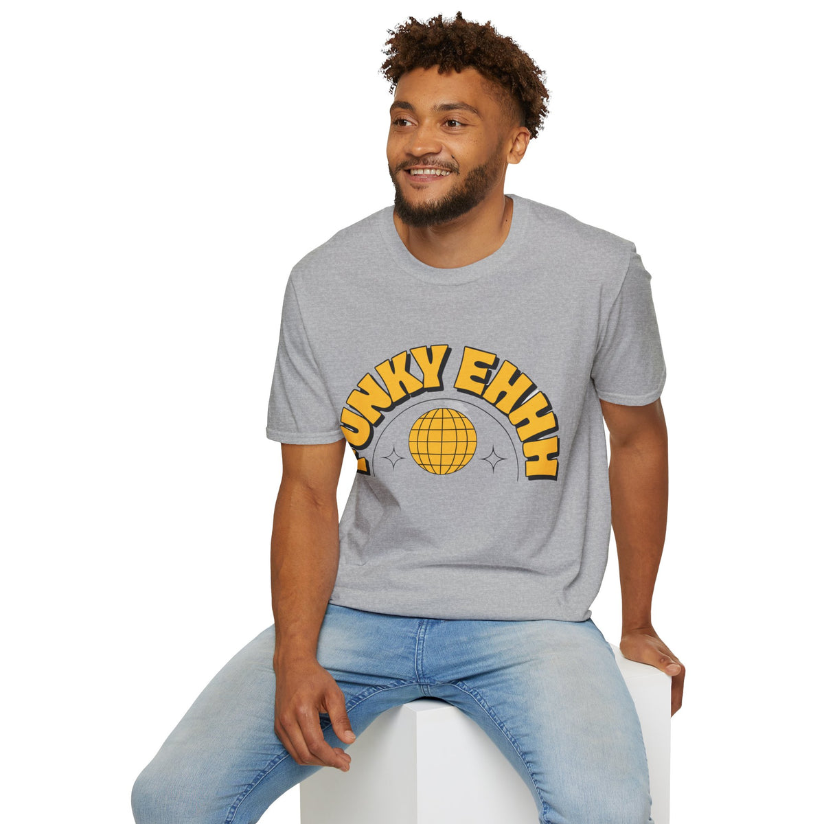 Funky Ehhh T-Shirt — Retro Yellow Disco Graphic Tee - Trending Now - August 2026