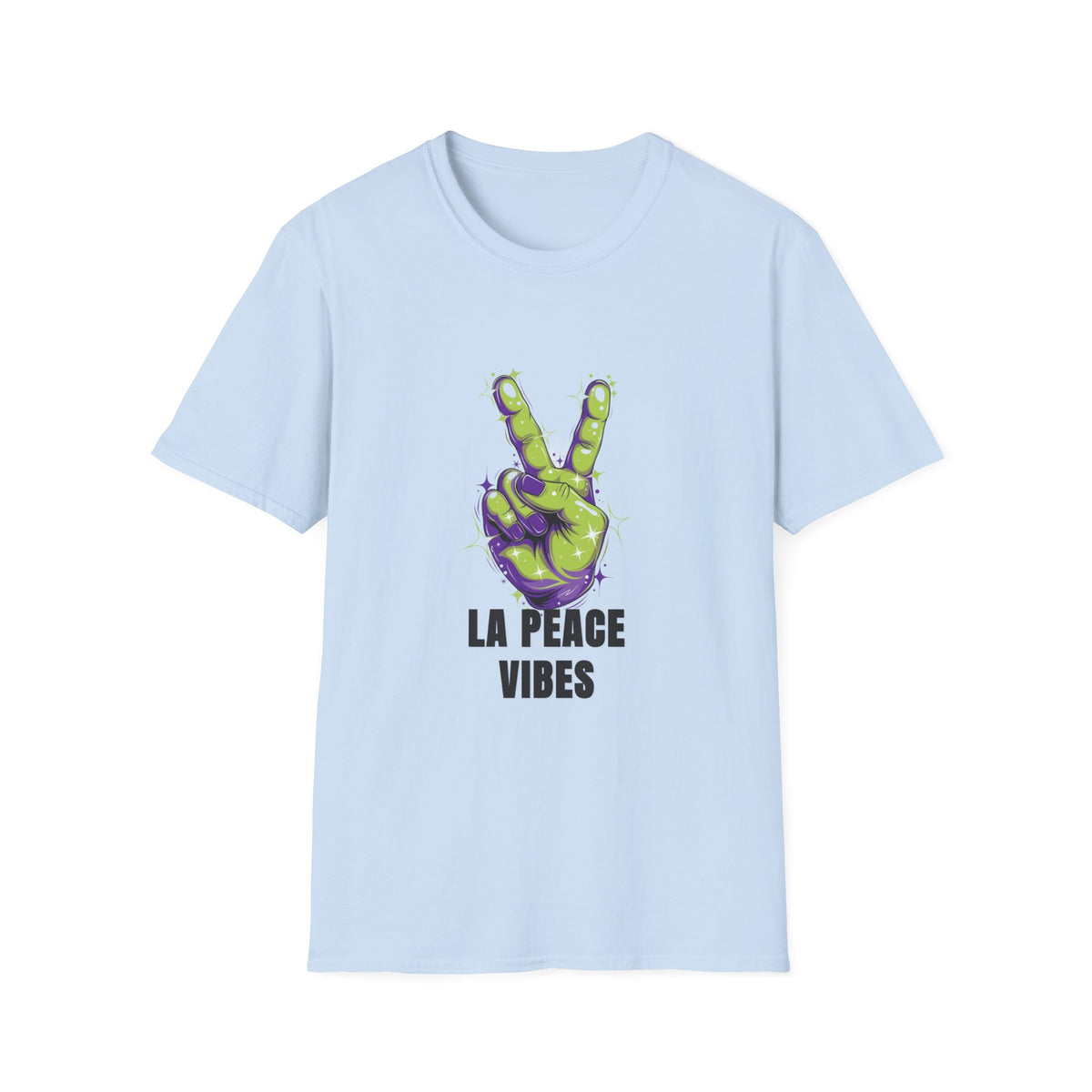 Peace Vibes T-Shirt — Green Alien Peace Sign Tee (La Peace Vibes) - Trending Now - August 2026