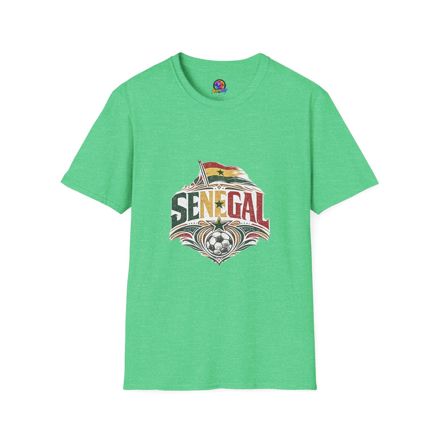 Senegal Flag Graphic T-Shirt — Vintage Senegal Pride Tee