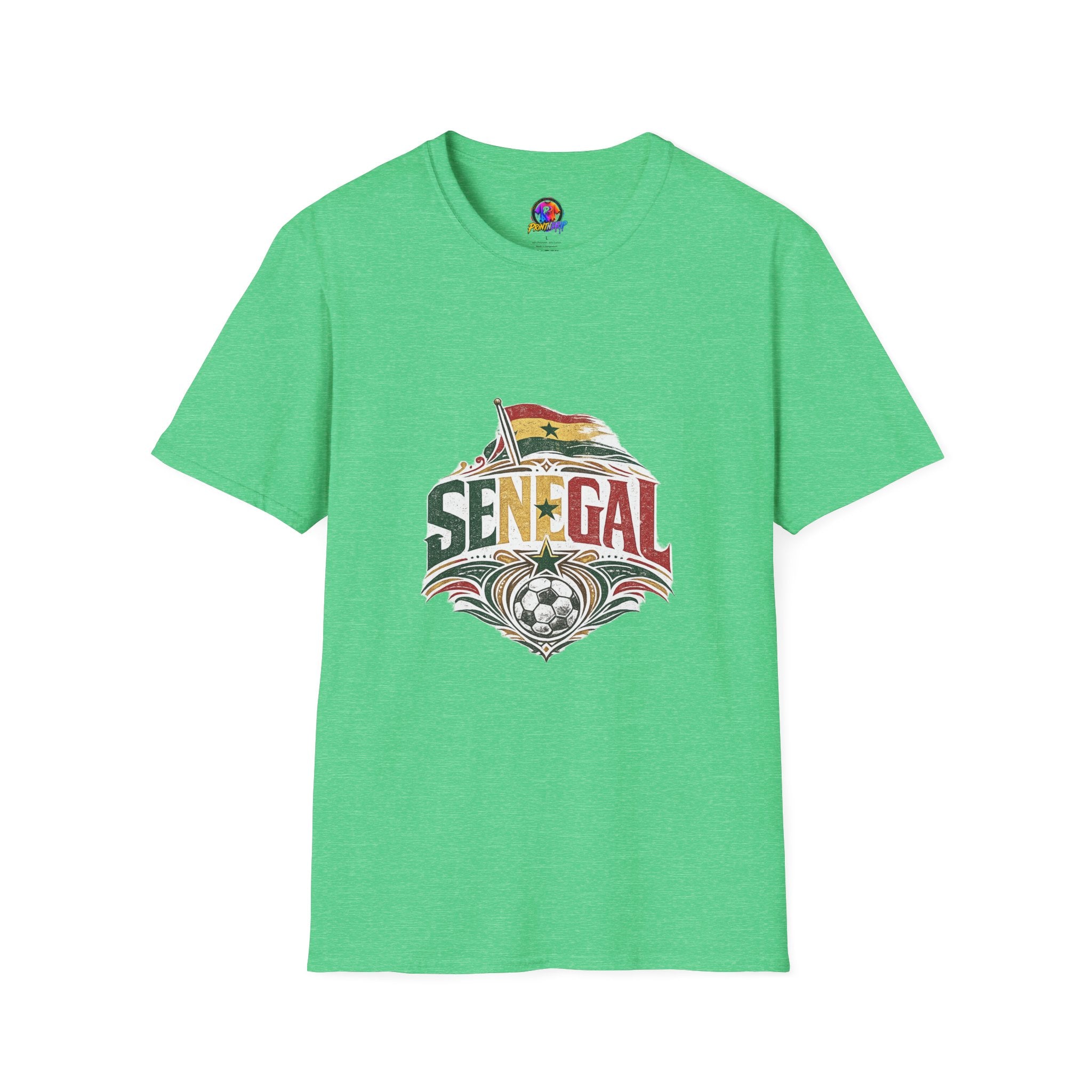 Senegal Flag Graphic T-Shirt — Vintage Senegal Pride Tee