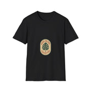 "Rare Plant Collector" Monstera Leaf Emblem Tee - Vintage Aesthetic Houseplant Hunter White T-Shirt - Trending Now - September 2026