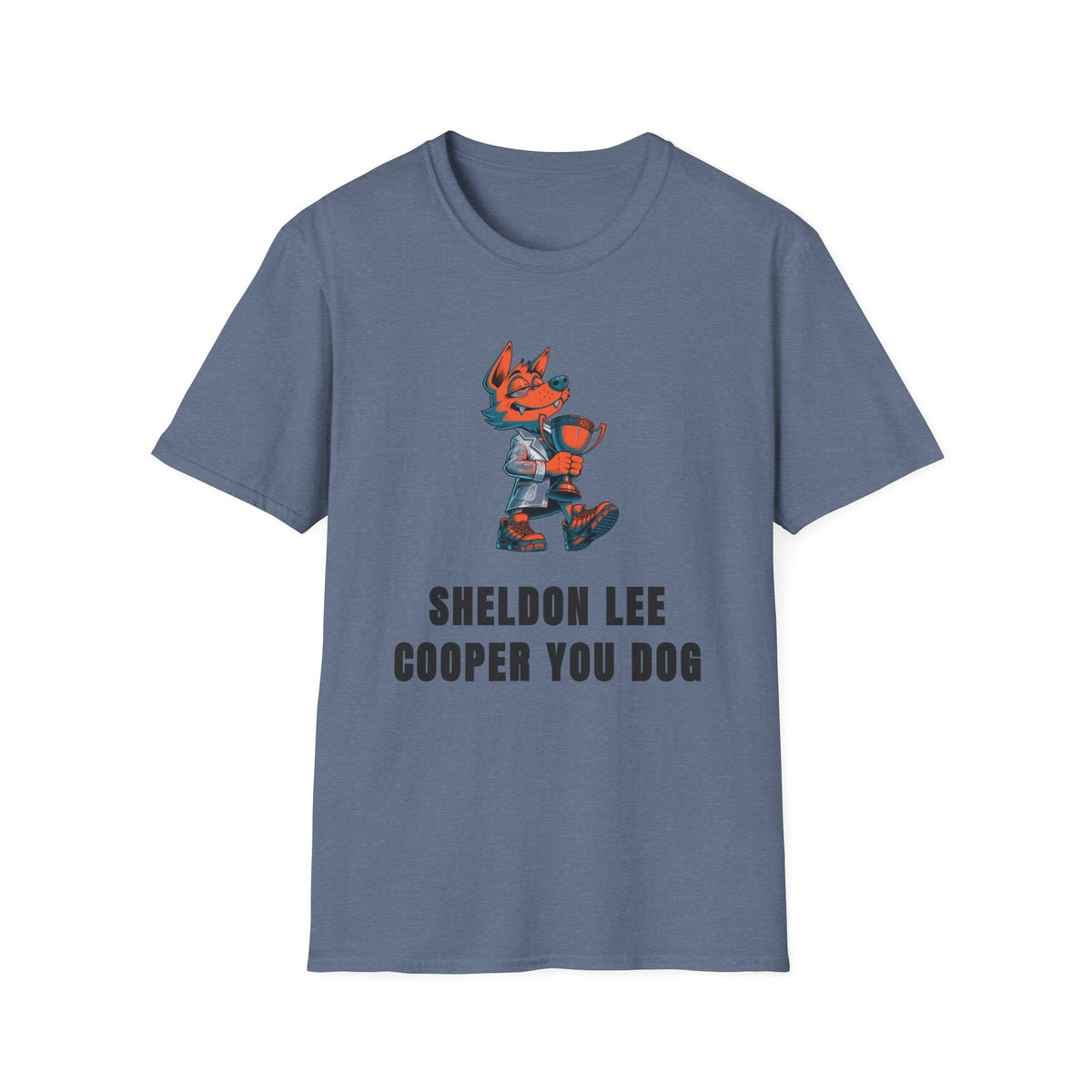 Cute Red Fox Graphic T-Shirt — "Sheldon Lee Cooper You Dog" - Trending Now - September 2026