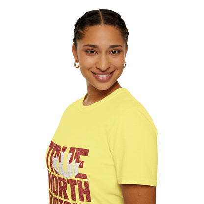 Canada True North Football T-Shirt — Vintage Canadian Leafs Sports Tee