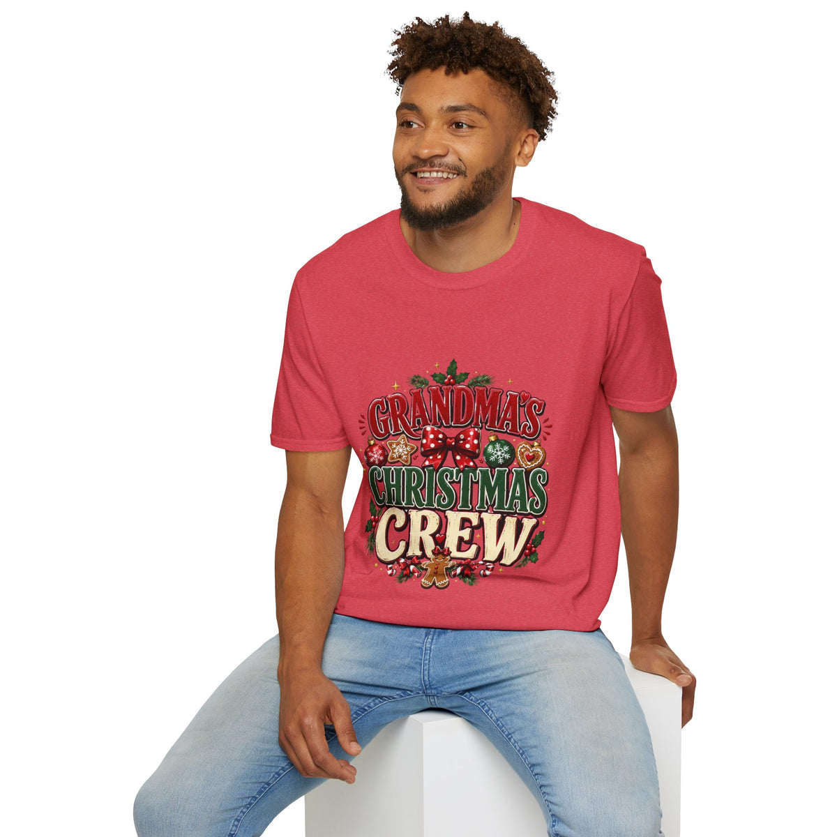 T-Shirt — Grandma's Christmas Crew Holiday Tee
