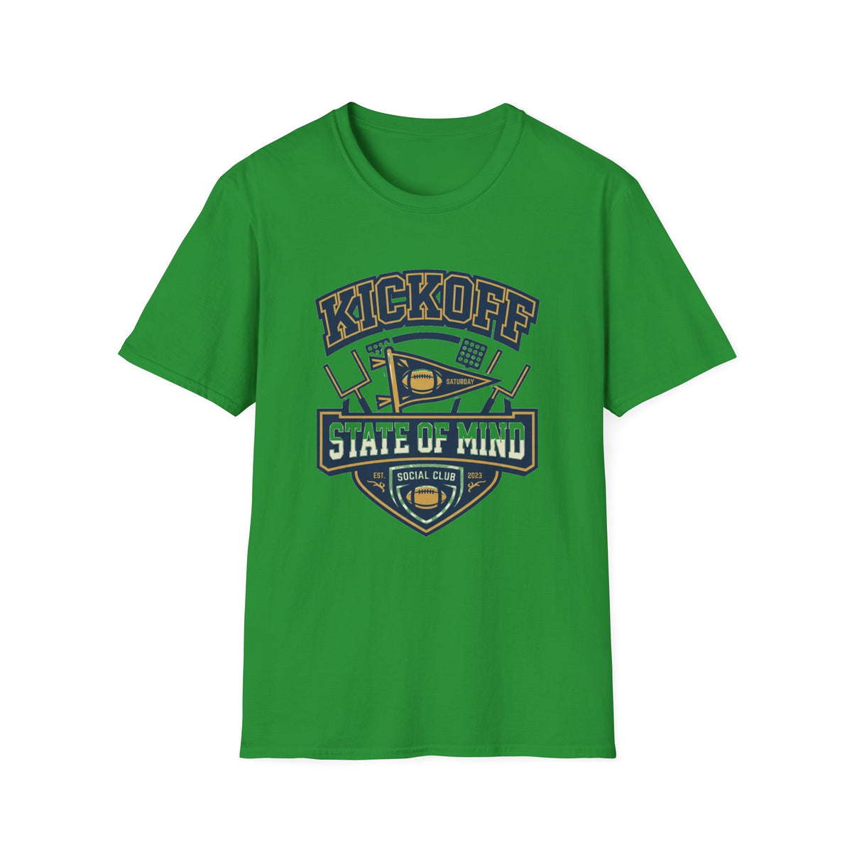 Kickoff Football Shield T‑Shirt — Game Day Vintage Style - Trending Now - August 2026