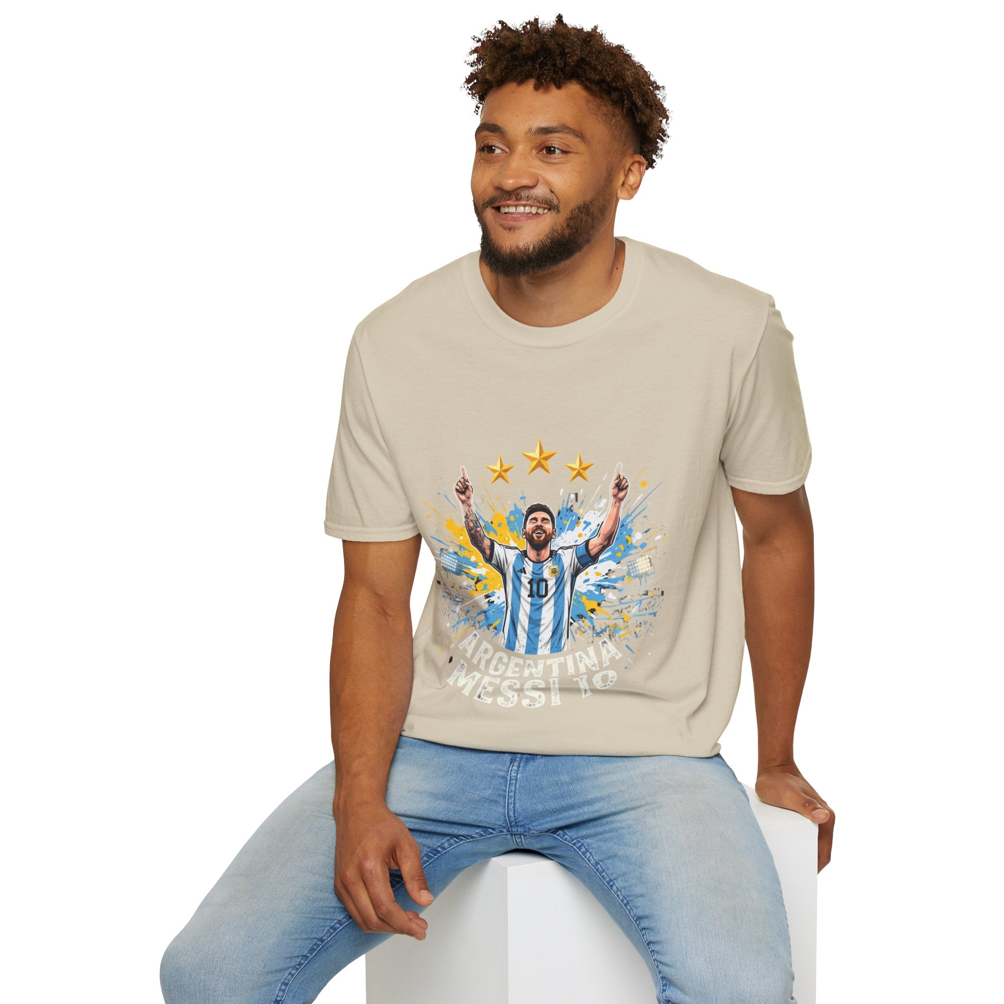 Argentina Messi  Soccer T‑Shirt — Argentina Messi 10 Fan Tee