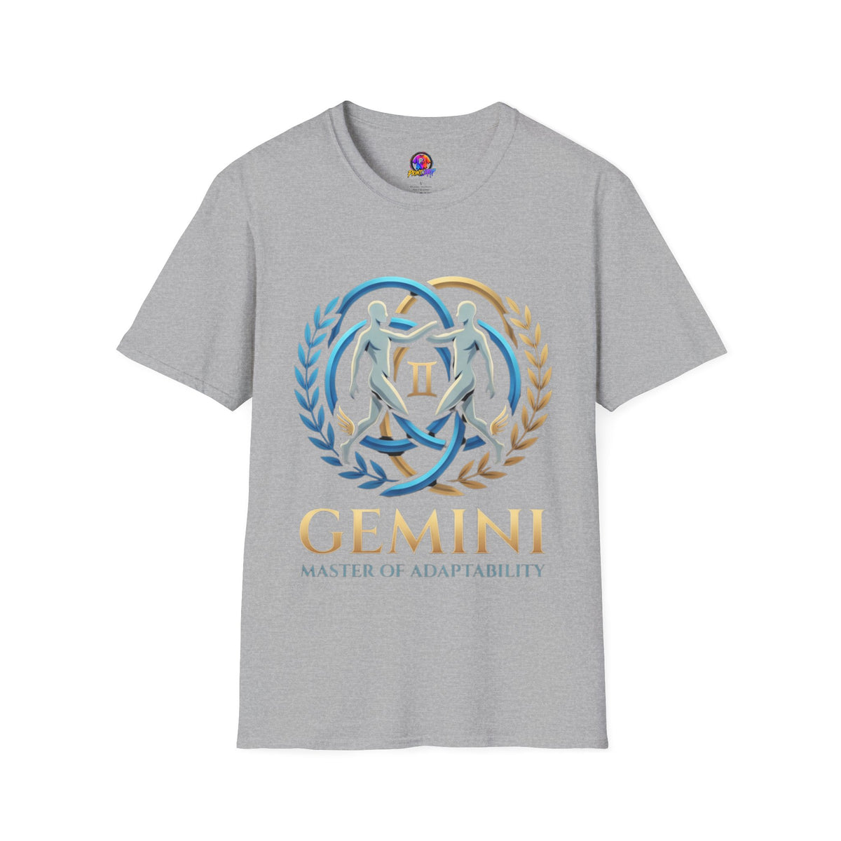 Gemini Zodiac T-Shirt — 'Gemini: Master of Adaptation' Astrological Graphic Tee