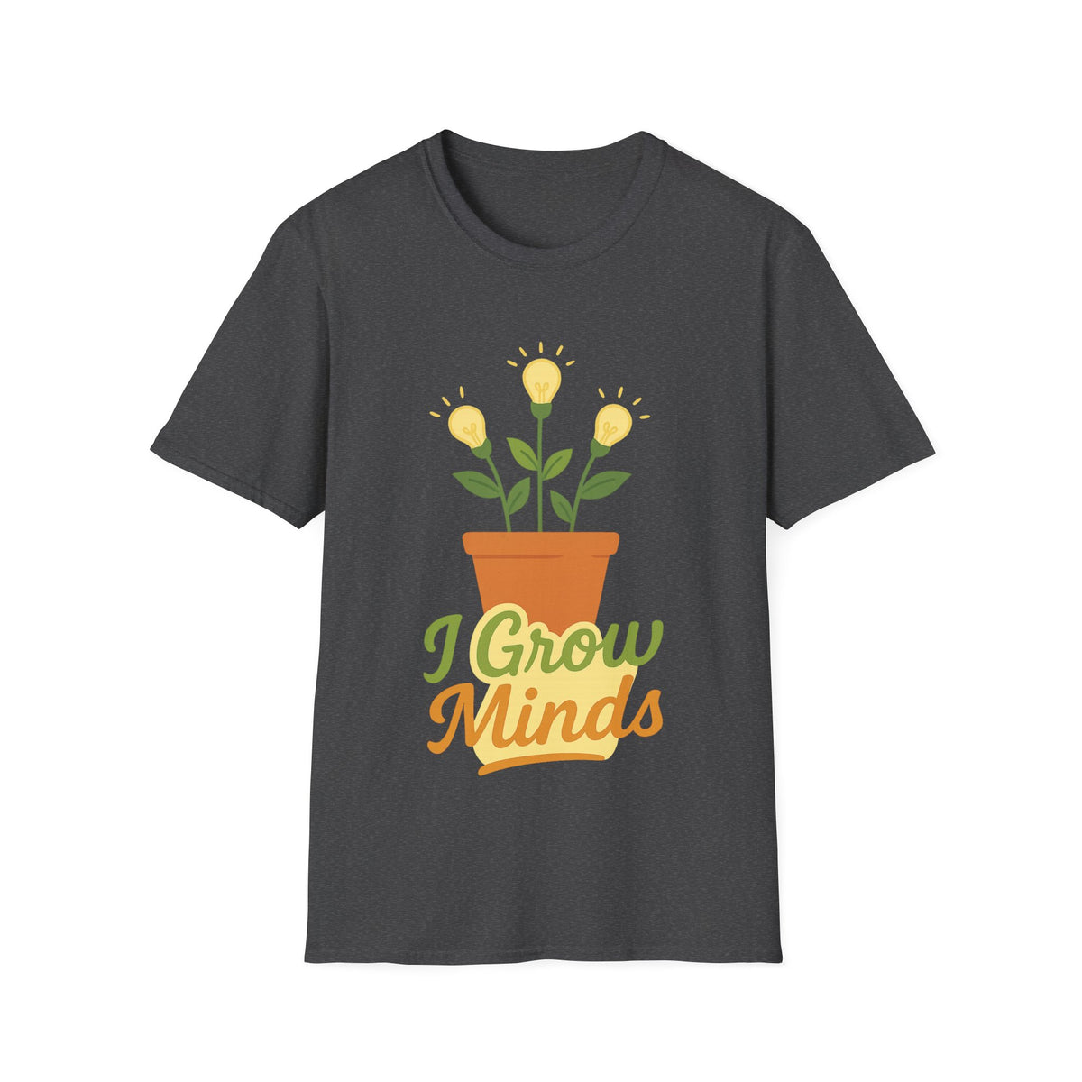 "I Grow Minds" Botanical Teacher Tee | Cute Flower Graphic T-Shirt - Trending Now - September 2026