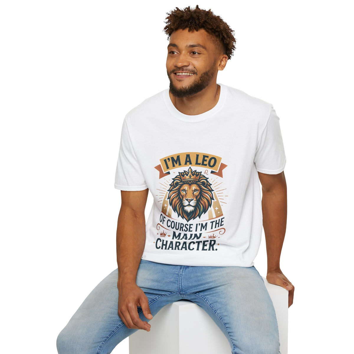 I’m a Leo Lion Zodiac T-Shirt — 'Of Course I’m the Main Character' Horoscope Tee
