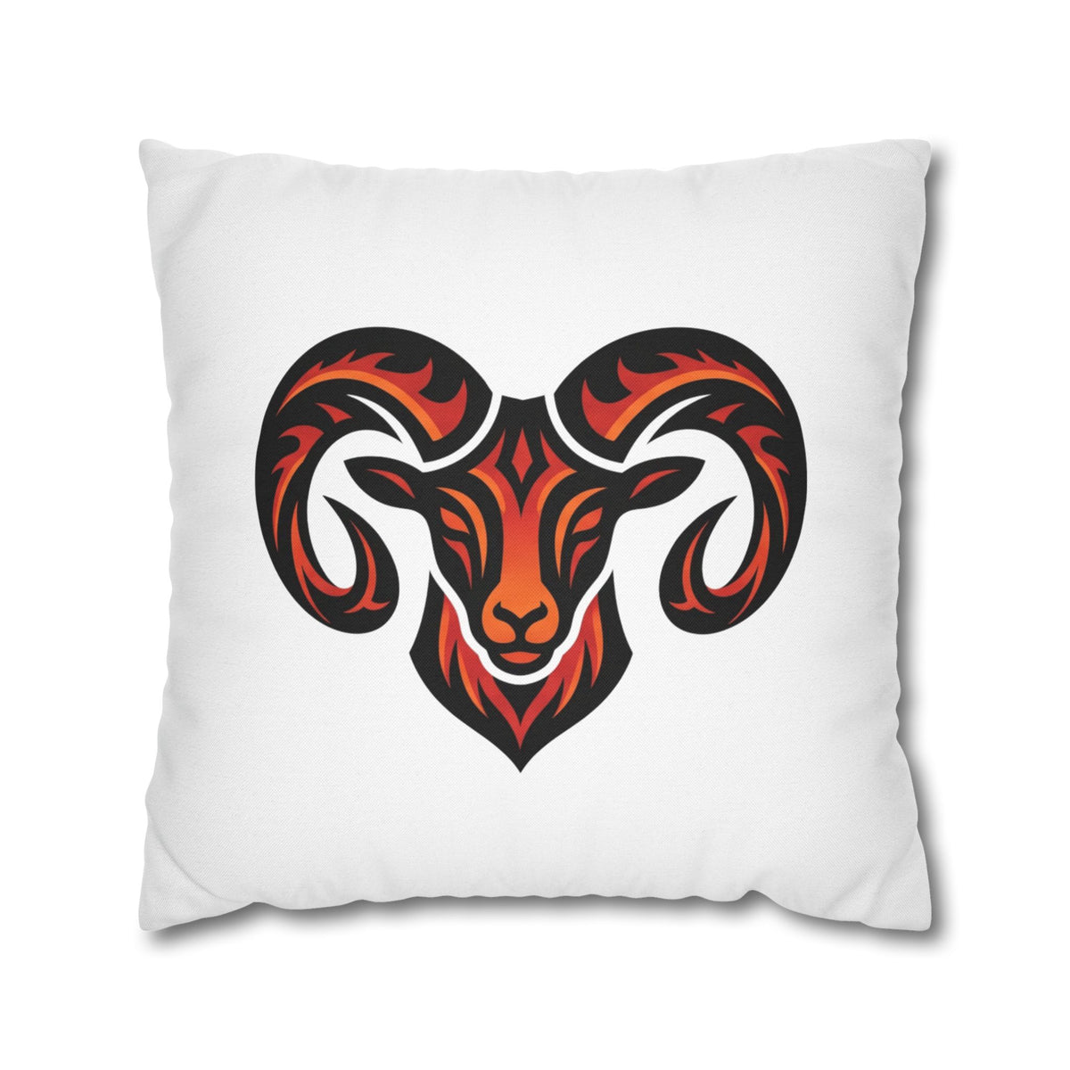 Aries Fiery Ram Head Pillowcase