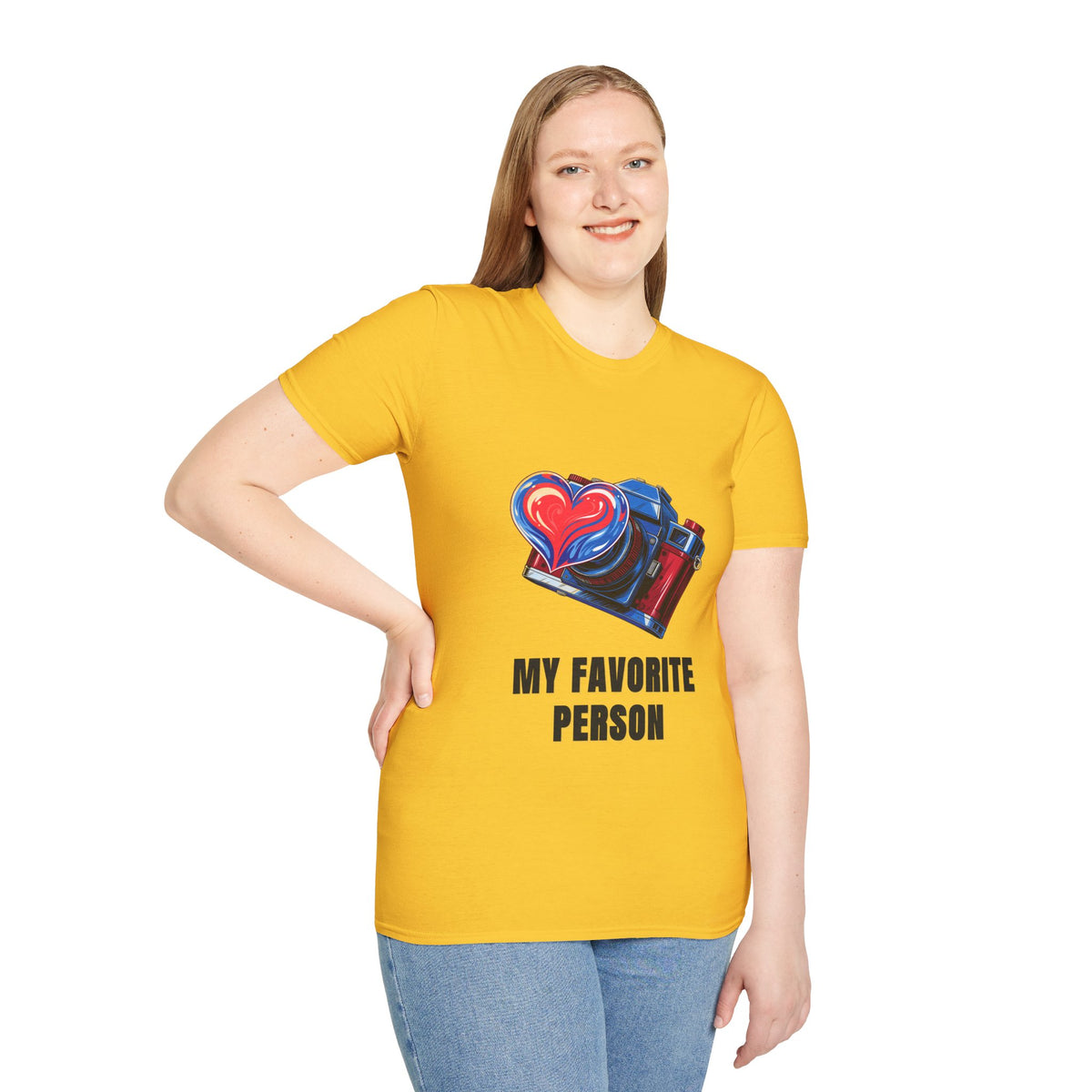 My Favorite Person Camera Heart T-Shirt — Photography Lover Graphic Tee - Trending Now - August 2026