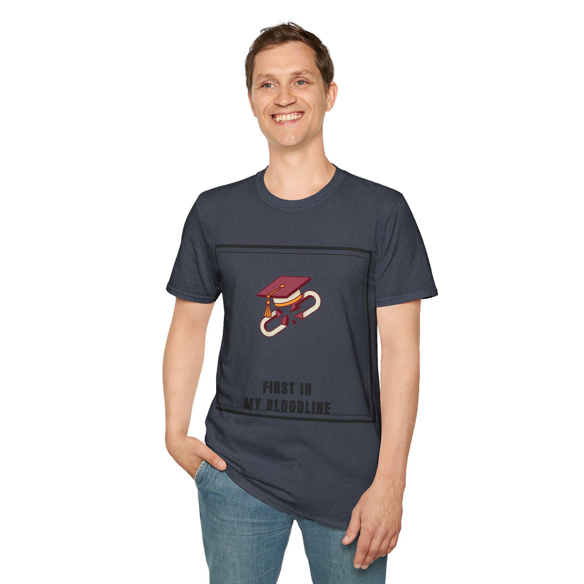 Graduation Cap T-Shirt — "First in My Bloodline" Graduate Tee - Trending Now - September 2026