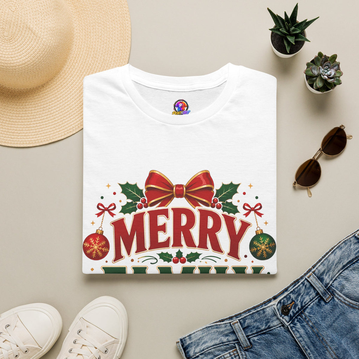 Merry Family Club Christmas T-Shirt