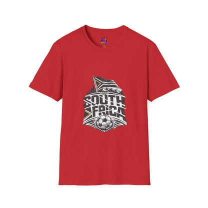 South Africa Flag & Soccer Crest T‑Shirt