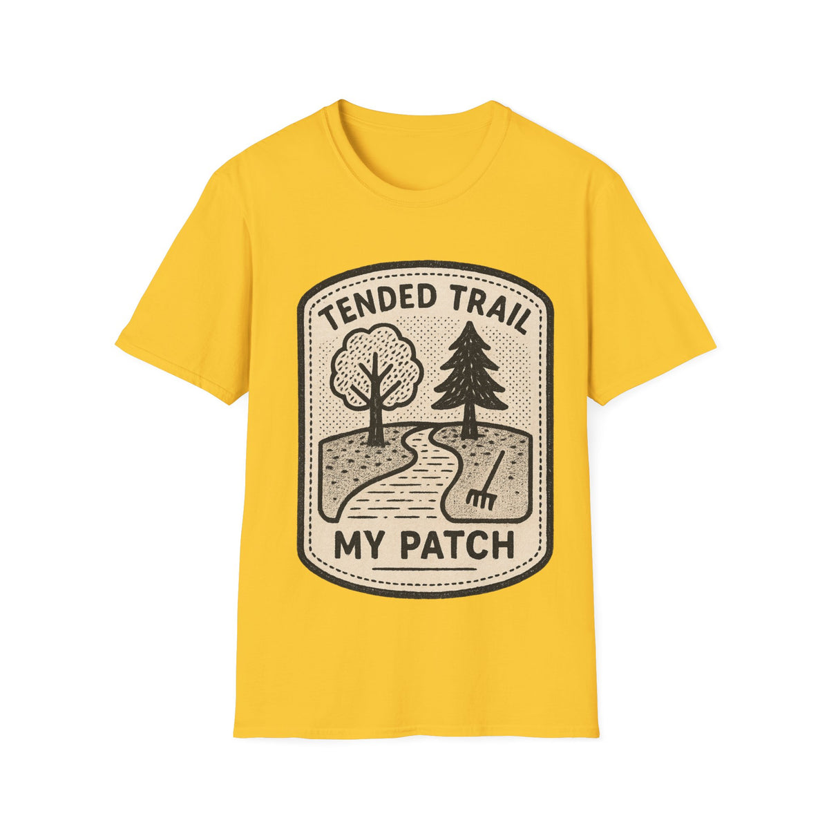 Guided Trail My Patch Vintage Badge T-Shirt, Retro Outdoor Hiking Graphic Tee - Trending Now - September 2026