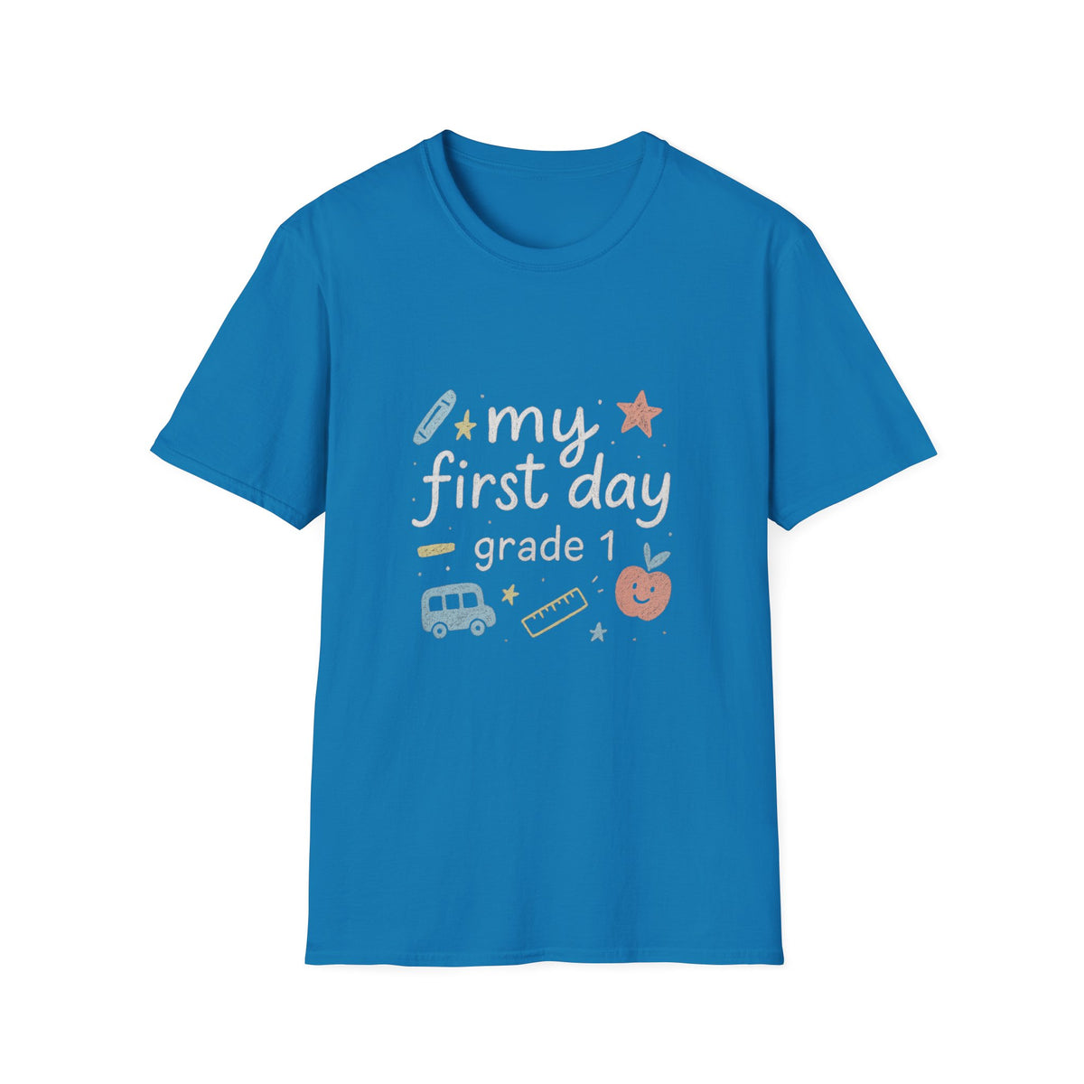 My First Day T‑Shirt — Cute Back-to-School Graphic Tee (My First Day, Grade 1) - Trending Now - August 2026
