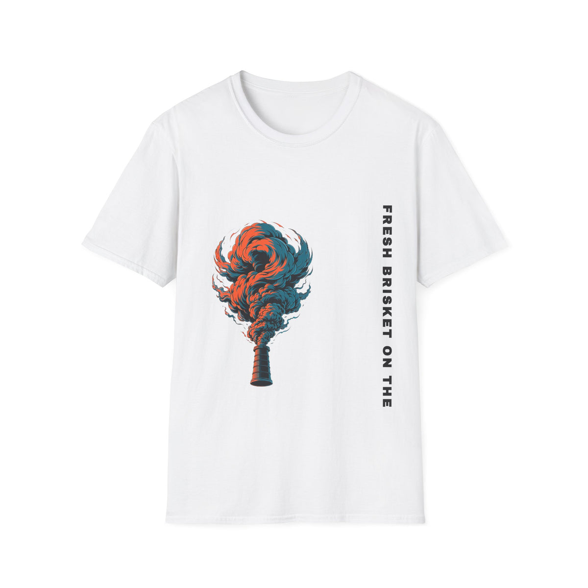 Fresh Brisket On The Board BBQ Smoker White Graphic Tee - Trending Now - September 2026