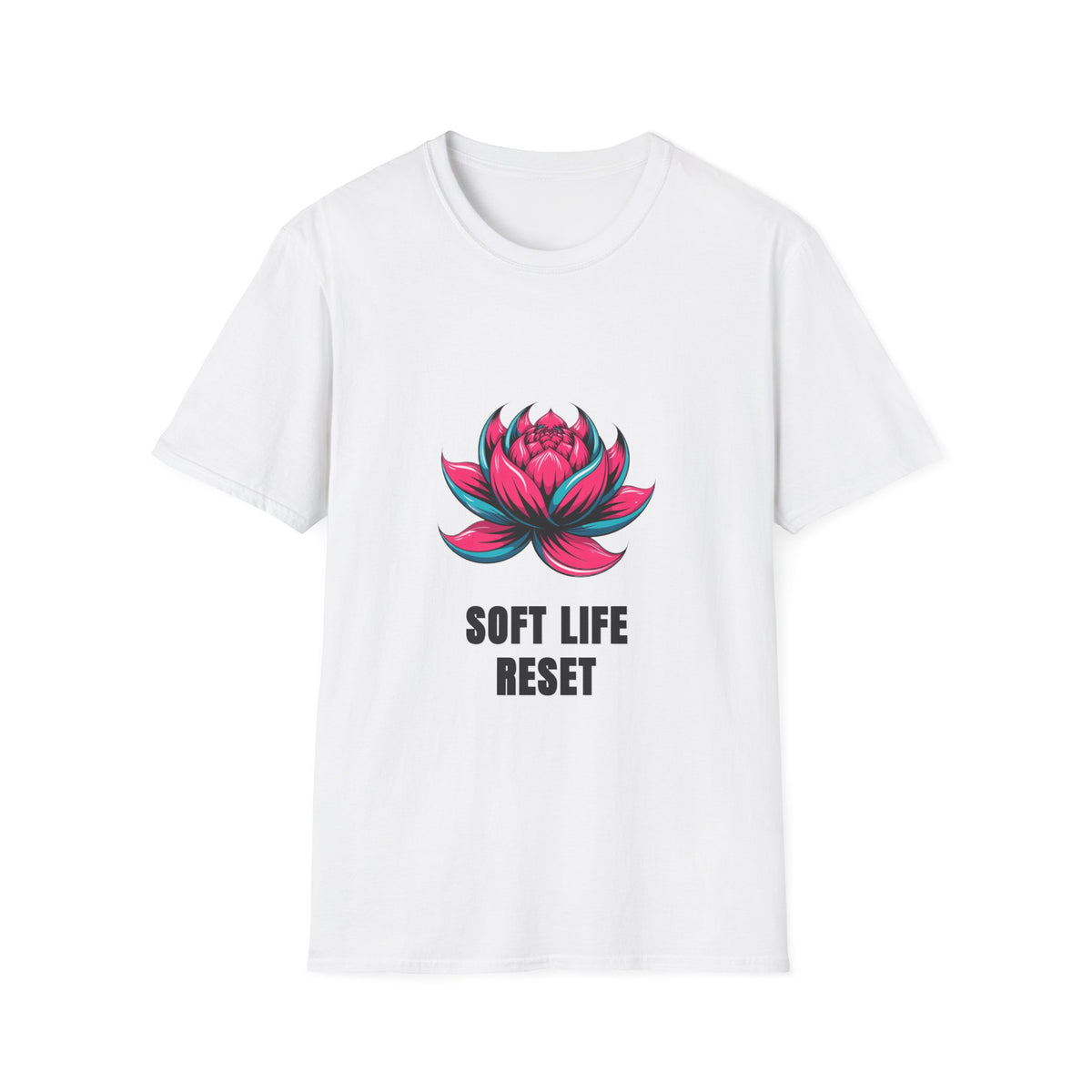Lotus Graphic T-Shirt — 'Soft Life Reset' Relaxed Tee - Trending Now - August 2026