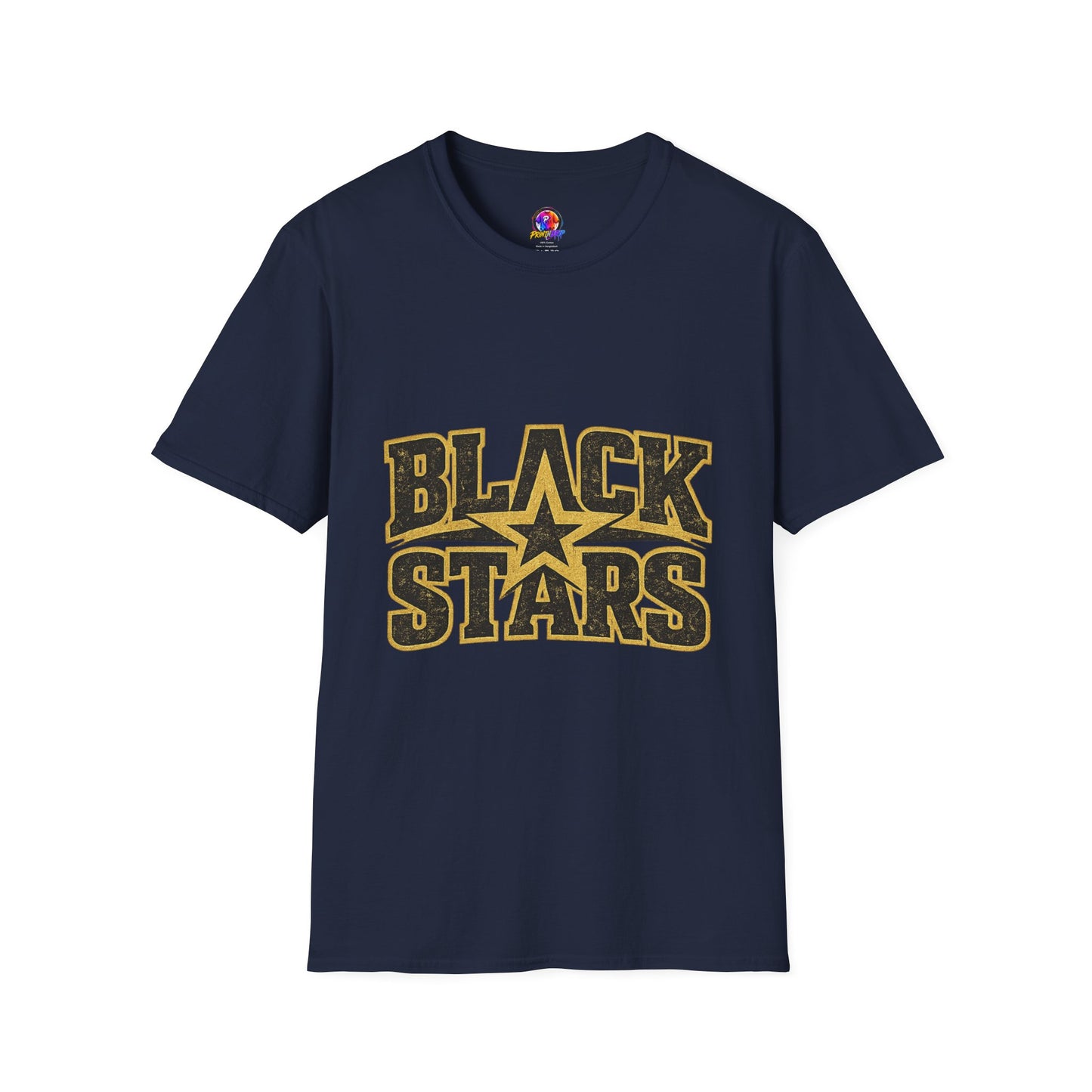 Ghana Black Stars T-Shirt — Bold Vintage Star Logo Tee