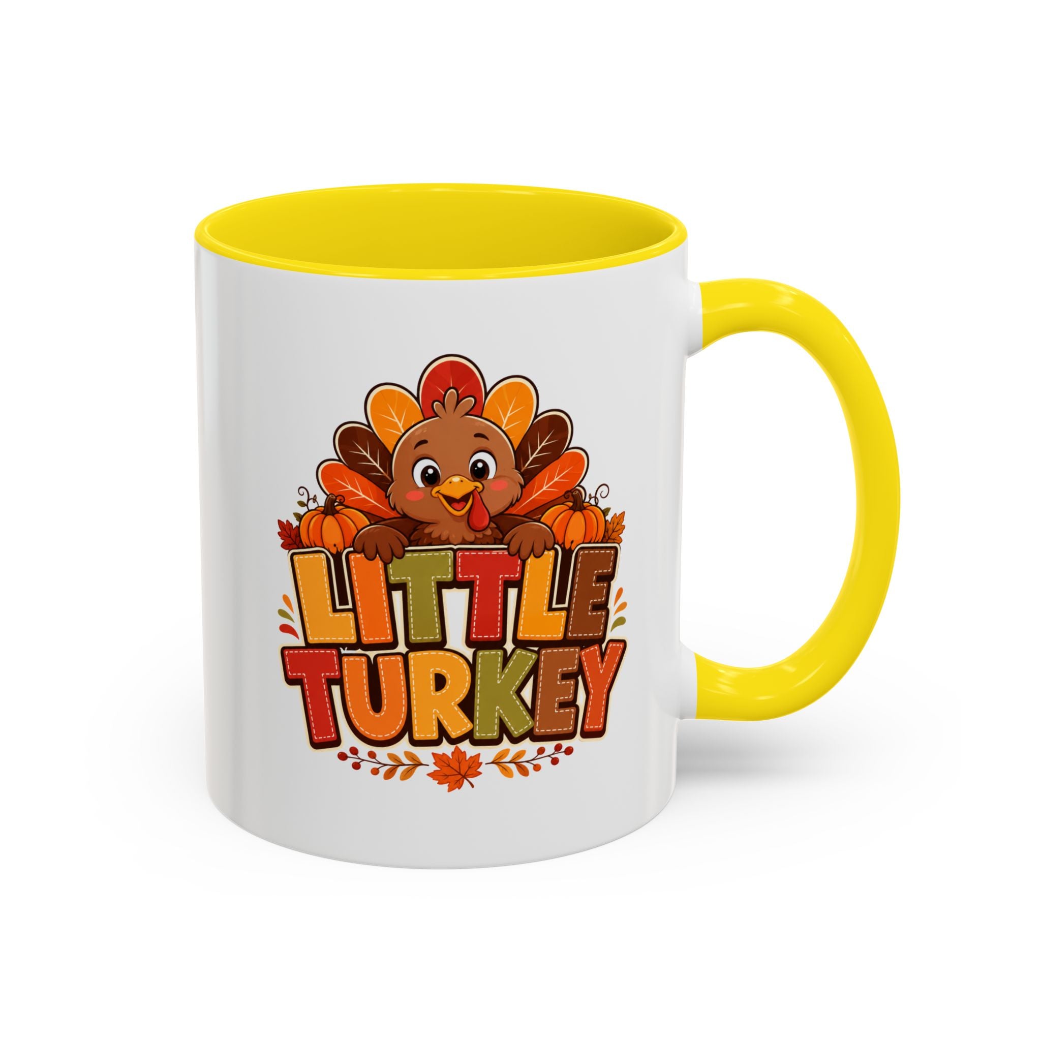Thanksgiving Mug Little Turkey Coffee Mug — Cute Thanksgiving Kid Mug
