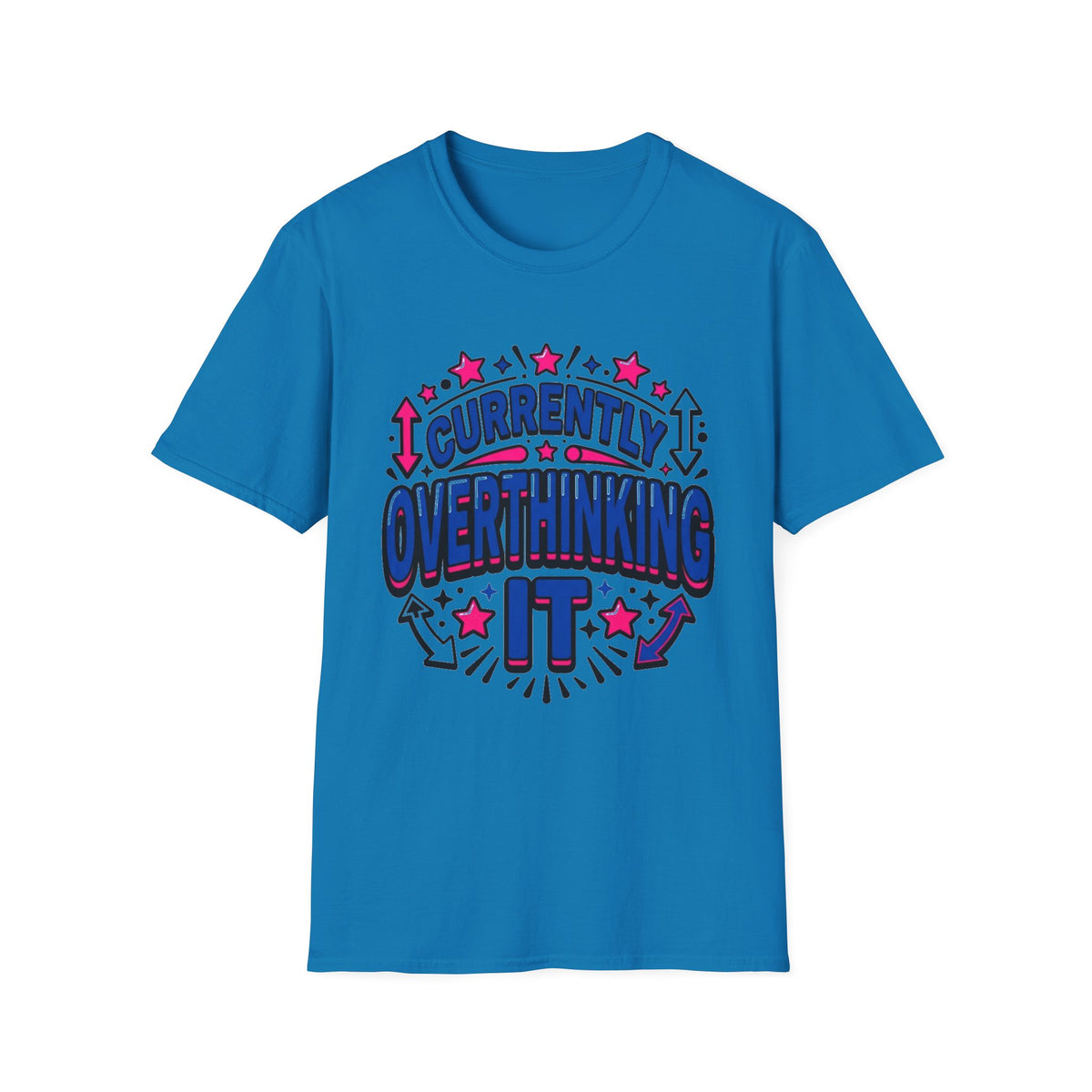Currently Celebrating T-Shirt — Retro Neon Festival Graphic Tee - Trending Now - August 2026