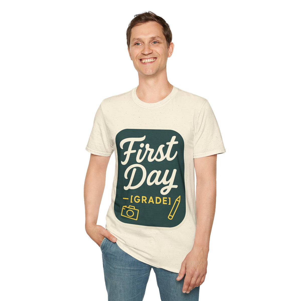 First Day T-Shirt — Retro "First Day (Grade 1)" Back-to-School Tee - Trending Now - August 2026