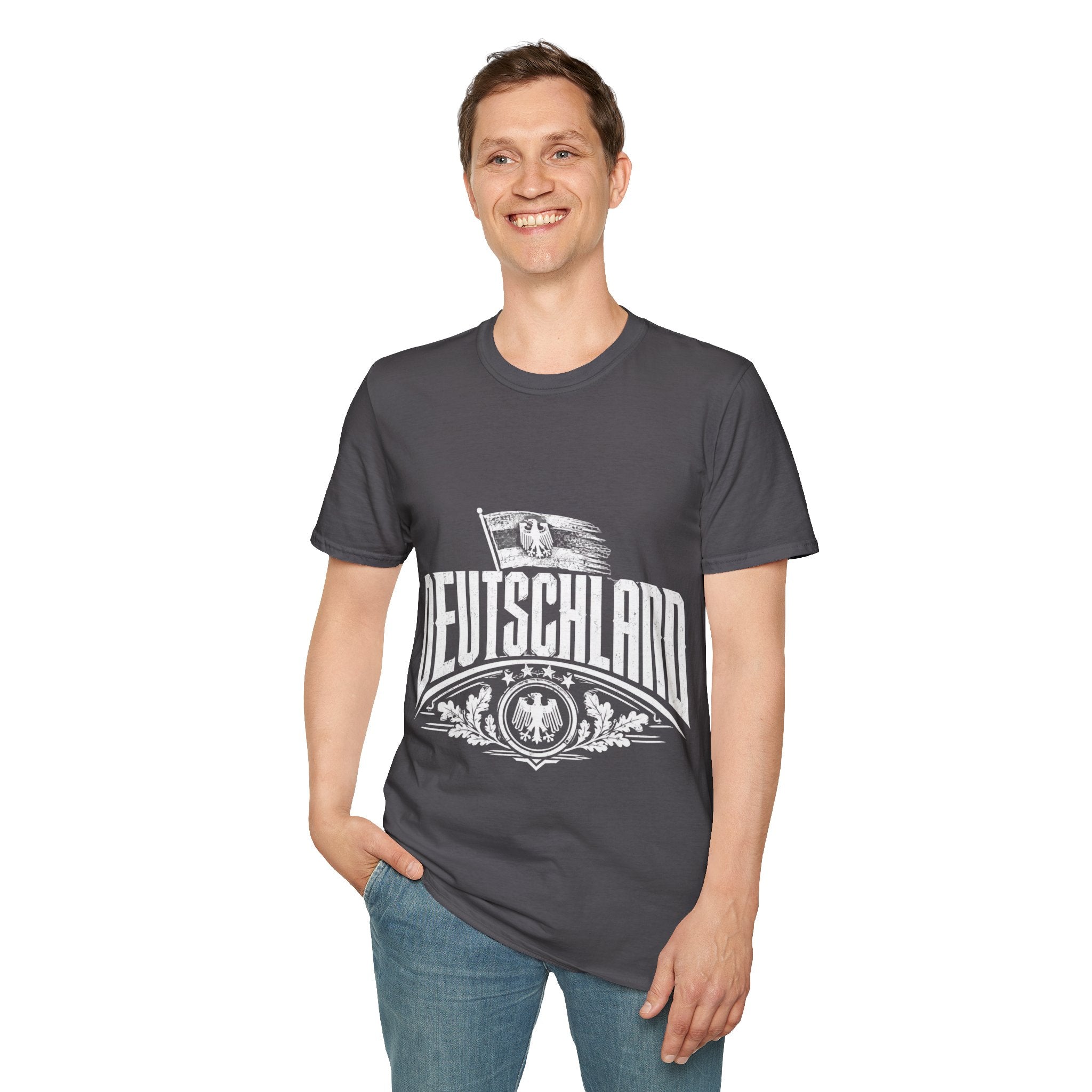 Germany Deutschland T-Shirt — Vintage German Crest Soccer Fan Tee