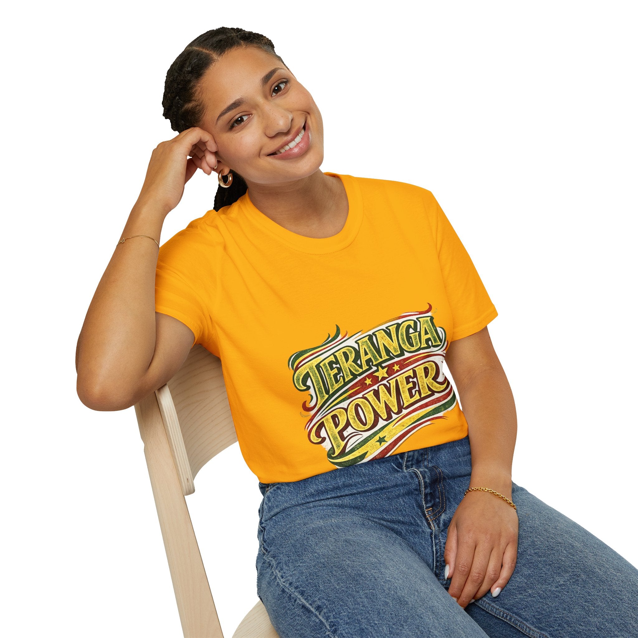 Senegal Teranga Power T-Shirt — Retro Senegal Pride Graphic Tee