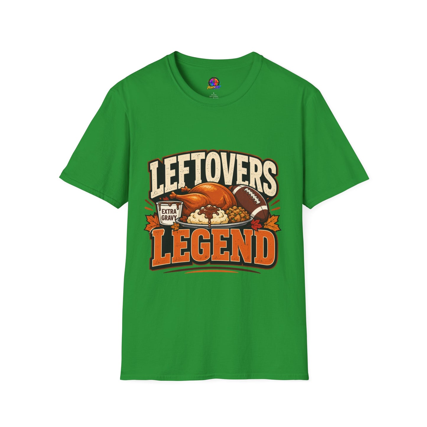 Leftovers Legend T-Shirt — Thanksgiving Football Turkey Graphic Tee
